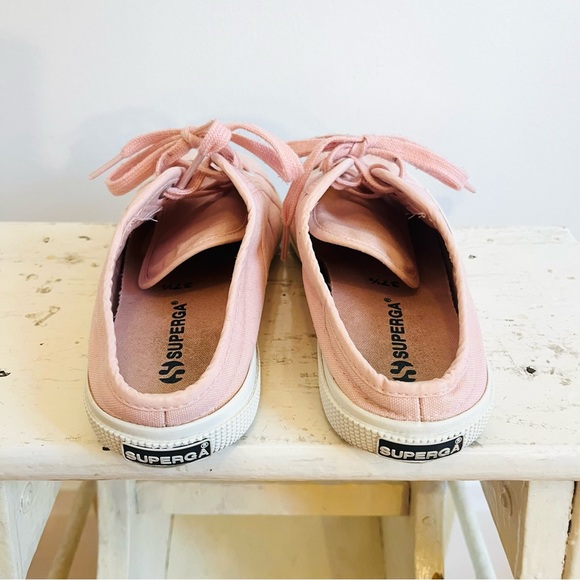 Superga light pink sneaker slides - Picture 4 of 6